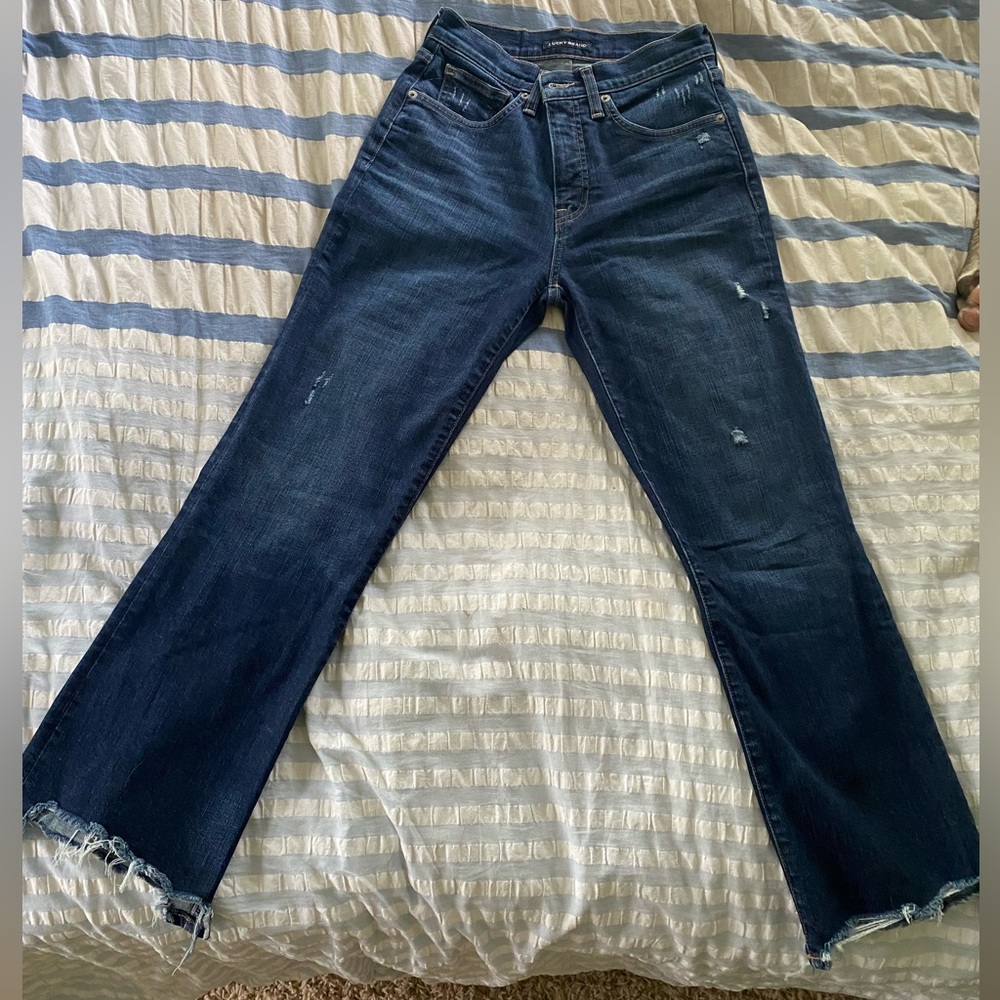 lucky brand high rise crop mini boot